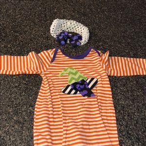 Peaches and Cream Halloween outfit 3/6m